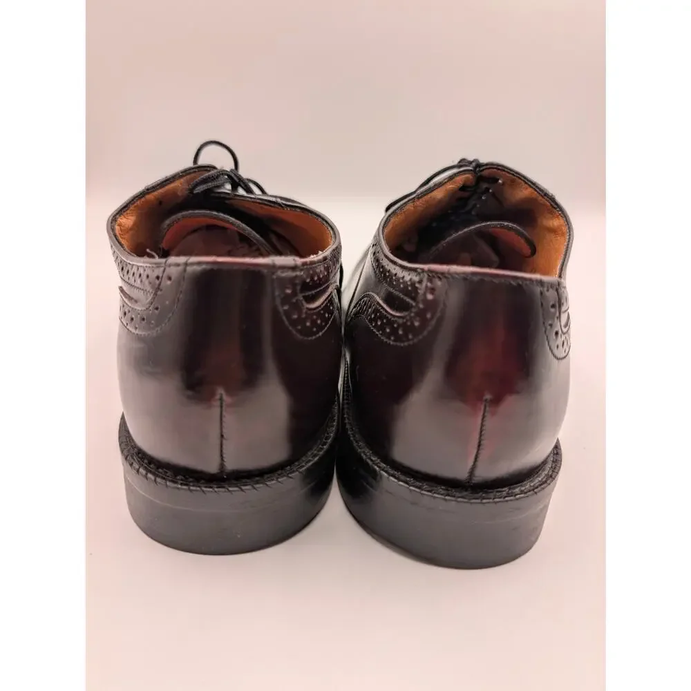 VTG Anthony Reed Burgundy Leather Cap-Toe Oxford Shoes Men's Size 11M